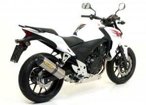 ท่อ ท่อไอเสีย honda cb500f cbr500 arrow slipon x-kone