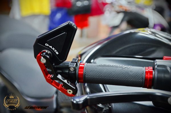 กระจกปลายแฮนด์ กระจกข้าง กระจกแต่ง Driven racing daxis bar end mirror