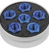driven racing sprocket nut blue nut