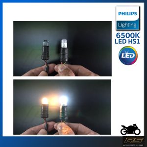 หลอดไฟ,หลอดไฟหรี่,ไฟหรี่,หลอดเสียบ,หลอดLED,LED,philips,t10,6000k