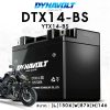 แบตเตอรี่ ไดน่าโวลท์ แบบน้ำกรด DTX14-BS BATTERY DYNAVOLT Maintenance Free Acid